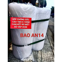 [140cmx100m] Xốp nổ gói hàng nhiều kích thước - Bong bóng khí gói hàng - Xốp hơi, Xốp chống sốc -cam kết đủ mét