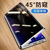 [1418 Đánh giá tích cực] Ốp điện thoại OPPO Find X5 chống nhìn trộm, hai mặt từ tính, bảo vệ toàn diện, chống rơi, ốp bảo vệ Find X5 Pro cho nam và nữ