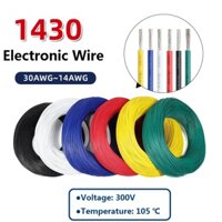 1430 Dây AC Chiếu Xạ 30AWG-14AWG Dây Điện Tử Đồng Mạ Thiếc Dây Kết Nối Dây Ô Tô - 5 / 10 Mét