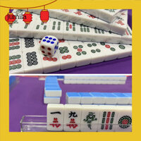144 Cái / bộ mạt chược Giải trí di động Trò chơi tiệc Melamine mạt chược Trung Quốc cho trong nhà