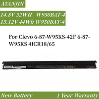 14.8V 32Wh/15.12V 44Wh W950BAT-4 Pin máy tính xách tay mới cho clevo 6-87-w95ks-42f 6-87-w95ks 4icr18/65 BATERIA