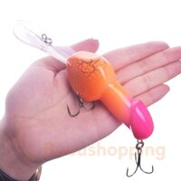 14cm 27g Dụ Dương Vật Giả Mồi Câu Cá Biển Vàng Súng Minnow Lớn Câu Cá Nổi Độ Sâu Lặn Mồi Biển Bass Bionic Mồi
