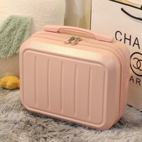 14Hộp Đựng Mỹ Phẩm Inch/Vali Xách Tay/Túi Đựng Đồ Nữ Có Thể Treo/Khung Gầm Mini Di Động Dễ Thương/Vali Du Lịch