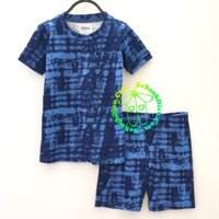 [14kg-18kg] Đồ bộ thun ôm đẹp xuất sắc cho bé trai hàng xuất xịn màu xanh