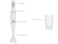 1.4.N470 Máy xay cầm tay Philips HR2531/00