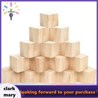 15 Chiếc 2 Inch Vuông Gỗ Chưa Hoàn Thành Khối Gỗ Cho Đồ Thủ Công Gỗ, Vuông Gỗ, Khối Gỗ, Tuyệt Vời Cho Bé Tắm