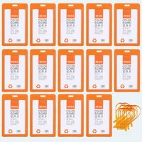 15 Dây Đeo Thẻ Bảng Tên Học Sinh, Sinh Viên, Nhân Viên Văn Phòng, Hội Nghị Legaxi - Cam - Đứng