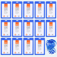 15 Dây Đeo Thẻ Bảng Tên Học Sinh, Sinh Viên, Nhân Viên Văn Phòng, Hội Nghị Legaxi - Xanh dương - Đứng