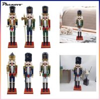 15 inch Gỗ Hình Nutcracker Xmas Con Rối Đồ Chơi Di Động Truyền Thống Để Bàn Trang Trí Cho Mặt Bàn Đa Năng