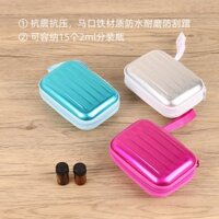 15 Lưới 2ml Tinh Dầu Đóng Chai Phụ Túi Bảo Quản Tinh Dầu Thiếc Màu Kẹo Di Động Du Lịch DoTERRA Hộp Thiếc Nhỏ