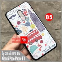 [15 mẫu] Ốp lưng cho Xiaomi Pocophone F1 hình 3D nổi  nhựa TPU dẻo [bonus]