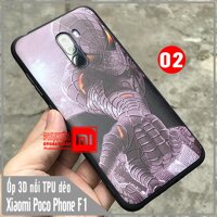 [15 mẫu] Ốp lưng cho Xiaomi Pocophone F1 hình 3D nổi  nhựa TPU dẻo [bonus]