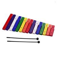 15 phím Xylophone Nhạc cụ gõ đầy màu sắc Nhạc cụ giáo dục sớm để phát triển cảm giác âm nhạc