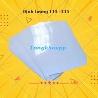 15 tập giấy in ảnh decal paper định lượng 115-135 khổ A4