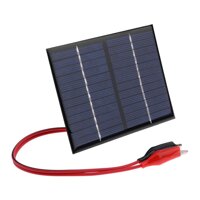 1.5 W 12 V Pin Năng Lượng Mặt Trời Polysilicon Linh Hoạt DIY Tấm Pin Năng Lượng Mặt Trời Power Bank W/Kẹp LazadaMall