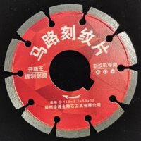150 đường khắc tấm cắt kim cương khắc lưỡi phụ kiện khía khía xi măng vỉa hè khắc lưỡi cưa lưỡi cắt sắt hợp kim 355mm Lưỡi cắt sắt