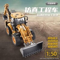 1:50 mô phỏng hợp kim máy xúc đào máy ủi máy xúc lật mô hình tĩnh🚂HÀNG CÓ SẴN🚋