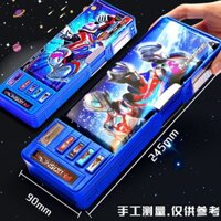 15.000 lời khen ngợi dành cho học sinh tiểu học Hộp văn phòng phẩm đa chức năng Bé trai Hộp đựng bút chì công nghệ cao hai lớp giá rẻ Hộp đựng bút chì biến dạng siêu nhân qian06 3