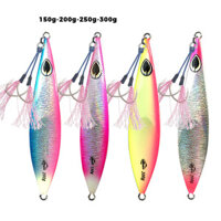 150g 200g 250g 300g Mồi sắt tấm chậm, mồi câu cá huỳnh quang, cá mú, câu cá biển