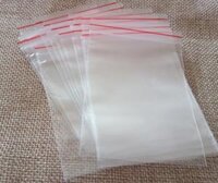 150g Túi zipper chỉ đỏ dùng để đựng thuốc đựng đồ thủ công mỹ phẩm đồ khô thực phẩm...