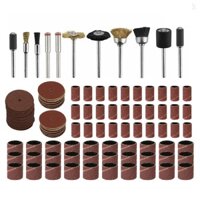 151 Chiếc Dụng Cụ Xoay Bộ Phụ Kiện Đa Năng 1 / 8 '' Shank Máy Khoan Điện Trang Bị Cắt Chà Nhám Đánh Bóng Mài Khắc