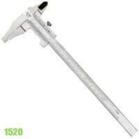 1520-200 - Thước cặp cơ ngàm kẹp đôi chuẩn DIN 862 Elora Germany