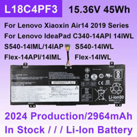 15.36V 45Wh 2964mAh L18C4PF3 Battery For Lenovo IdeaPad C340-14API 14IML S540-14IWL Flex-14API Xiaoxin Air14 2019 Series