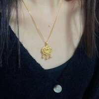 ✨1547 Người Bộ Sưu Tập S925 Bạc Phong Cách Trung Hoa Khóa An Toàn Mặt Dây Chuyền Vòng Cổ Bạn Gái Tuổi Thọ Xương Đòn Dây Xích 520 Quà Tặng Ngày Lễ Tình Nhân 29525.254