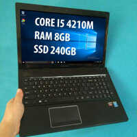 [15.6 inch] Laptop Lenovo core i5 4210M Ram 8GB SSD 240GB đồ họa độc lập mạnh chiến game