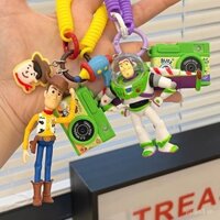 [1582 Đánh giá tích cực] Móc khóa Toy Story, máy ảnh mini dễ thương, Woody Buzz, mặt dây chuyền túi, trang trí chìa khóa xe, quà tặng sinh viên