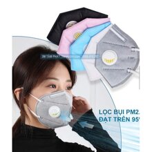 Khẩu trang chống bụi than hoạt tính KN95