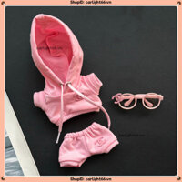 15cm 17cm quần áo Labubu macaron v1 & v2 Baby Three V3 Mini Baoao Liila Luky Cat Dora