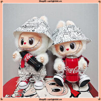 15cm 17cm quần áo Labubu Coca-cola V1 V2 Baby Three V3 Mini Baoao Liila Luky Cat Dora