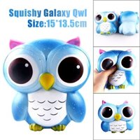 15cm Lovely Galaxy Owl Cream Scented Squish Slow Rising Squeeze Toys Collection shop squishy