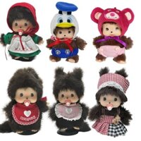 15cm Monchhichi Búp Bê Huggable Hoạt Hình Búp Bê Khỉ Monchhichi Sưu Tập Thú Nhồi Bông Cho Trẻ Em Quà Tặng Sinh Nhật sonlekvn
