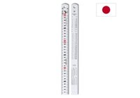 15cm Thước lá inox mạ nhũ bạc vạch kaidan Niigata SV-15KD