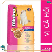 [1.5kg] Thức ăn cho mèo Minino Yum Salmon 1.5kg