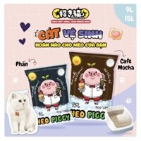 [15L] Nekko Heo Piggy Cát Đất Sét Japan Bentonite Vệ Sinh Cho Mèo