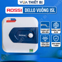 15L | ROSSI DELLO 15 lít vuông - Bình nóng lạnh gián tiếp chống giật RDO-15SQ R15TI