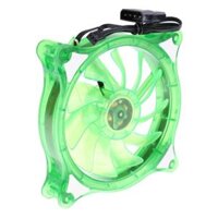 15LED 12cm Silent Computer Case Cooling Fan DC 12V Chassis  Green