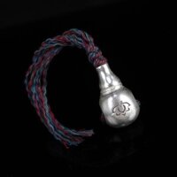 15mm Bạc S925 Handmade Đầu Phật Tee Một Mảnh Tây Tạng Giống Sen Nhân Vật Phụ Kiện Wenwan Vòng Tay Phụ Kiện20250304