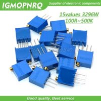 15values 15 CÁI 3296W Bộ áp kế 3296W-1-103LF 101 102 103 104 105 201 202 203 204 205 500 501 502 503 504 mỗi 1 chiếc