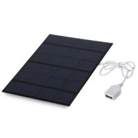 1.5W 6V USB Solar Panel Polysilicon Portable Outdoor Travel DIY Solar Charger Generator for Light Mobile Phone Battery
