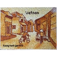 [15x20] Bộ nguyên liệu tranh gạo Phố Cổ