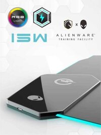 16 Alienware Người Ngoài Hành Tinh Không Dây Sạc Chuột Pad Siêu Lớn RGB Phát Sáng Esports Trò Ch