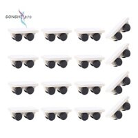 16 Chiếc Bánh Xe Tự Dính Chịu Lực Dính Trên Bánh Xe Mini Bánh Xe Nhỏ Không Xoay Bánh Ròng Rọc Nhựa