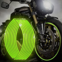 16 Dải Bánh Xe Miếng Dán Sọc Băng Xe Đạp Xe Máy 17 18 Inch Cho Kawasaki Z650 Z750 Z800 Z900 Z1000 Z250 Z400