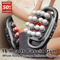 16 Đầu Fascia Súng Cao Cấp Rung Cơ Thể Súng Massage Lưng Và Eo Máy Mát Xa Cổ Đeo Vai Masajeador
