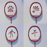 1.6 Giá Rẻ Nhựa Tùy Chỉnh Đánh Dấu Ban Cầu Lông Vợt Cầu Lông Họa Tiết Cầu Lông Xu Kun Vận Chuyển Trong Vòng 48 Giờ