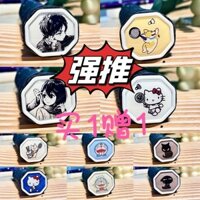 1.6 Giá Thấp Vợt Cầu Lông Đáy Bao Sửa Đổi Miếng Dán Phụ Kiện Nắp Sau Tay Cầm Hoạt Hình Nhựa Cứng Trang Trí Tự Làm Chuyên Dụng Dễ Thương